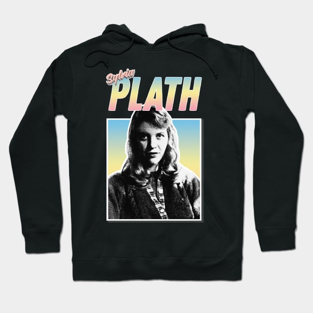 Sylvia Plath Poet Graphic Design Hipster Statement Tee Hoodie by DankFutura